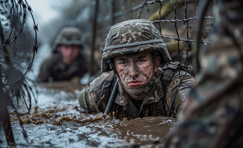 muddy-obstacle-training-stockcake